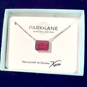 Park Lane Ruby Red Necklace NWT